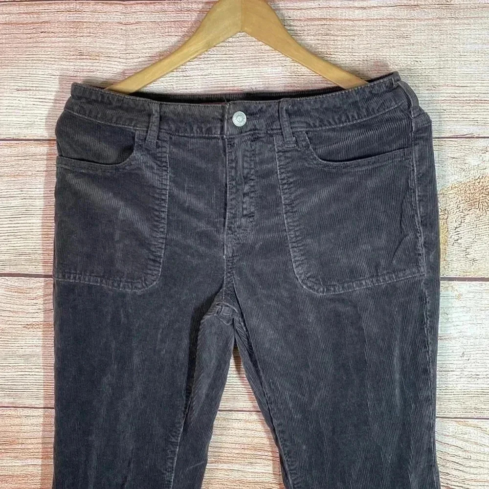 Pilcro Women’s Corduroy Wide Leg Pants Black Size 29 - Picture 3 of 8